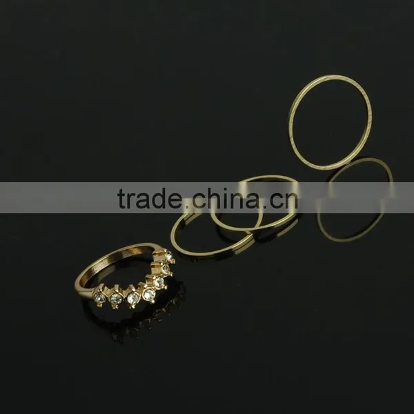 Dimand Thin Four Finger Ring Custom photo-2