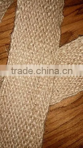 Jute webbing 5 cm width.