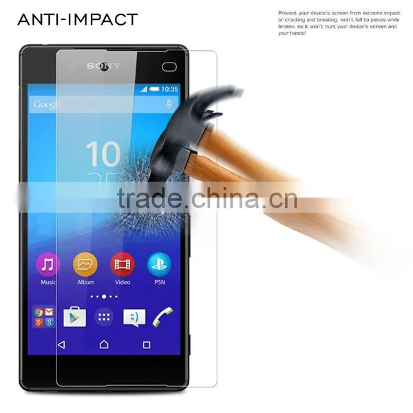 0.3mm Tempered Glass Screen Protector for Sony Z4, for Sony z4 Anti-shock Vacumm Electroplating Glass Screen Protector photo-5