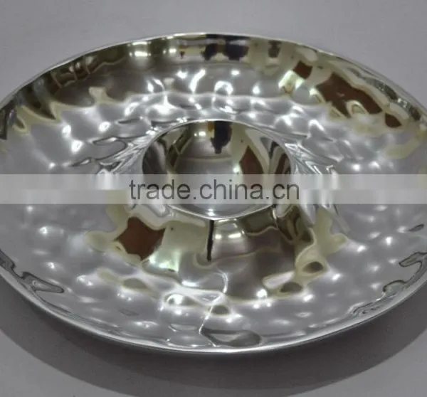 Aluminium Hammered Metal Chip & Dip photo-3
