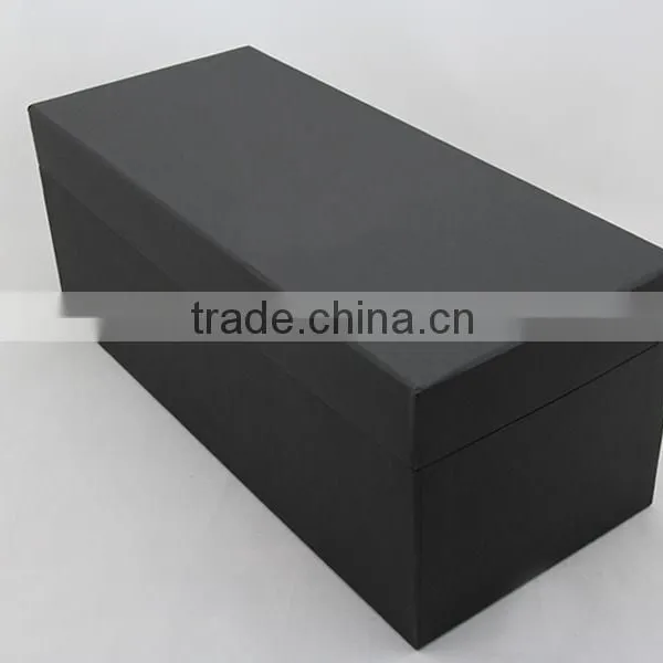 Large Black Lid and Base Cardboard Storage Packaging Box With Foam Insert , Accept OEM / ODM Order photo-2