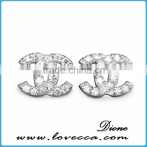 New Promotional Product Charms Women Brown Zircon Earrings photo-4