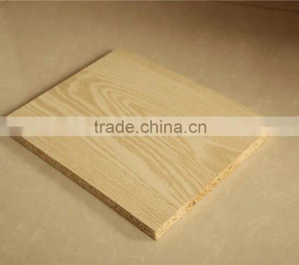 Melamine Faced High Density Beech Color Melamine Particle Board photo-2