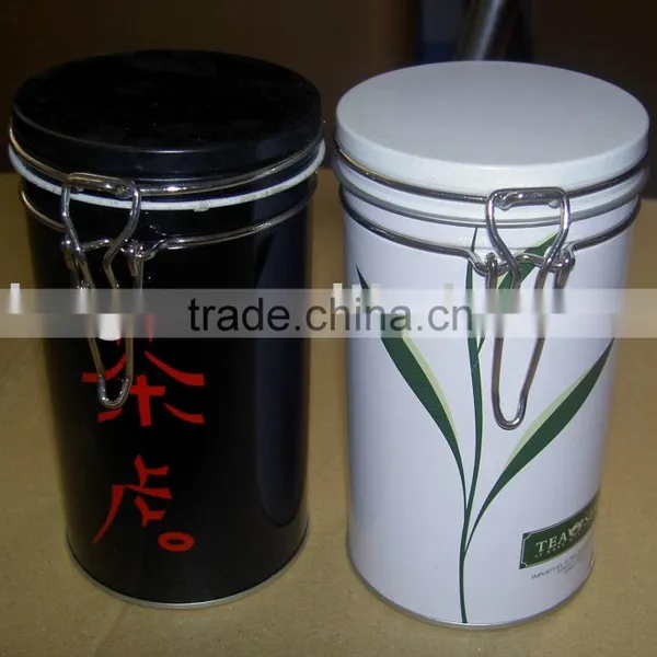 Tea Tin Can, Round Tin, Air Tight Tin