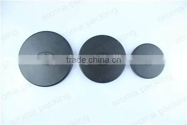 Electroplating Flat Metal Lids For Candles Jars, Black Metal Candle Lids photo-4