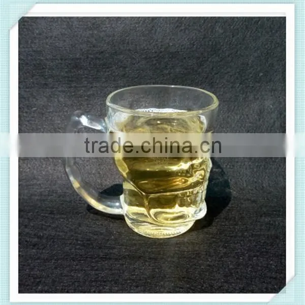 2016 New Design Shull Shape Glass Cup Beer Glass Cup With Skull Shape photo-2