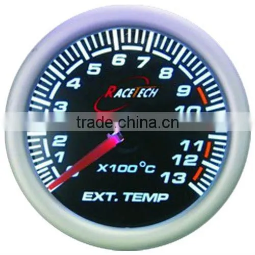 52mm Smoke Lens / Super White Led Electrical Exhaust Gas Temperature Gauge/52mm Electrical Exhaust Temp Gauge