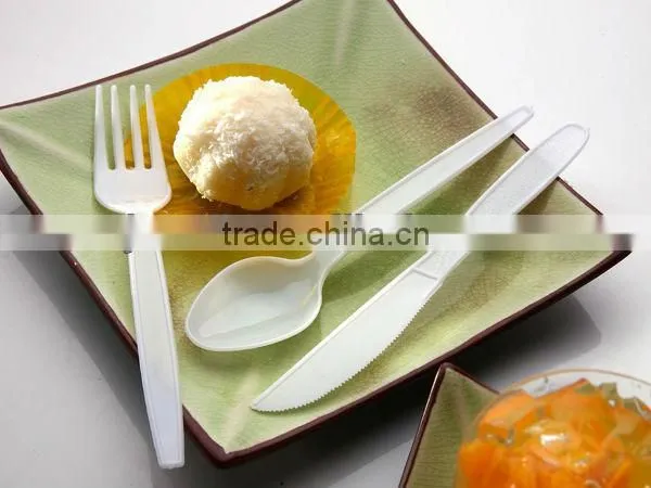 disposable plastic tableware, plastic cutlery