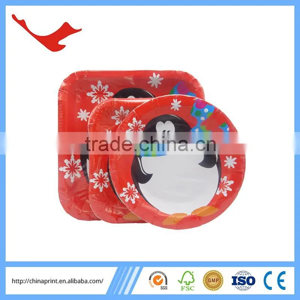 006 FDA Standard Printed Disposable Tableware for Party photo-5