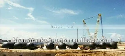 MOUNDED STORAGE VESSELS