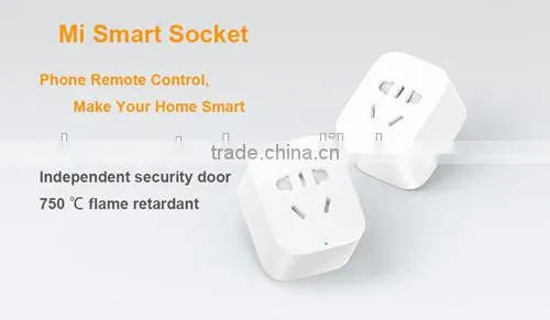 2016 Original Xiaomi Smart Socket Plug Bacic WiFi Wireless Remote Accept EU US AU Socket Adaptor photo-3