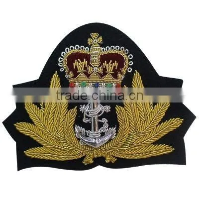 Bullion Wire Embroidery Military Hand Badges---SH0090