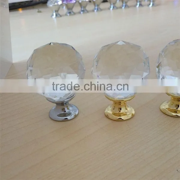 Most Popular Custom Design Drawer Door Cystal Knobs Handle With Fast Delivery