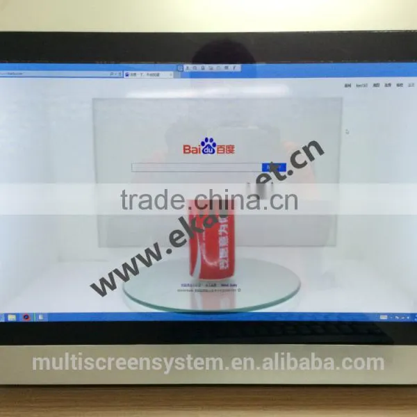 26inch 1080p Media Player t Lcd Transparent Advertising Display for Shopping Mall photo-2