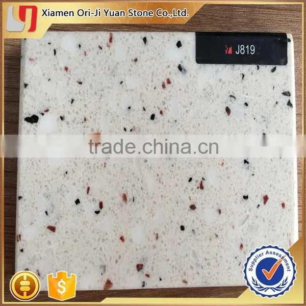 Customized New Arrival zd White Quartz Stone Kitchen Countertop photo-6