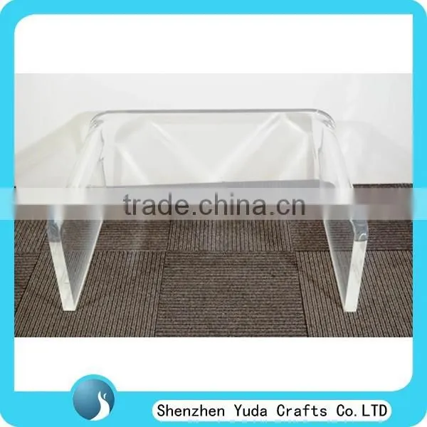 Wholesale Price Clear Perspex End Table Sofa Table Acrylic Waterfall Table photo-6