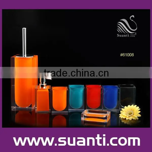 Transparent Resin Hotel Bathroom Ware With Cheap Price