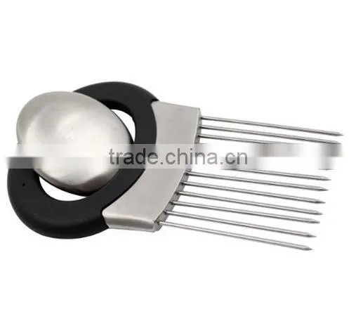 Stainless Steel Onion Holder With Odor Remover/wash Bowl, Onion Slicer photo-3