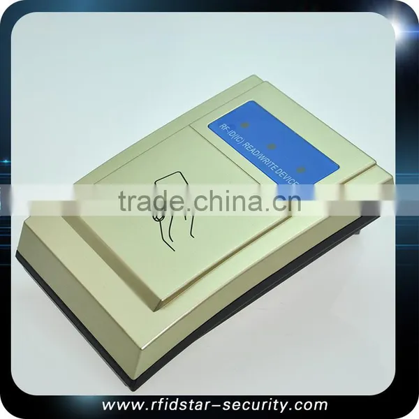 Dual-frequency Contactless USB Output Card Issuing Device Desktop Smart Rfid Reader photo-2