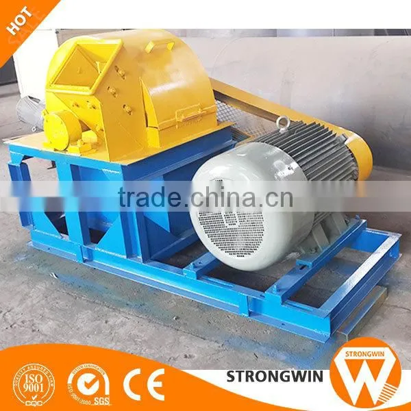 Strongwin Good Quality Wood Branch Wood Pallet Crusher Wood Pulverizer Crusher With Low Price
