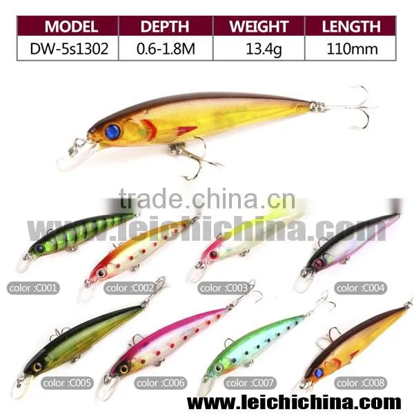 Wholesale Chinese Artificial Bait Plastic Hard Fishing Lures