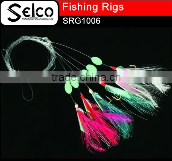 Chinese Carp Fishing Rigs Sabiki Rig Beer Feather Rig photo-4