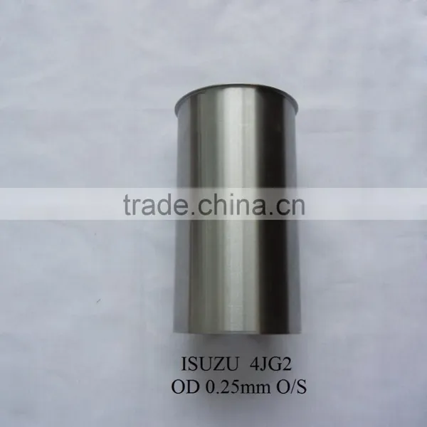 Factory Price 4JG1 Steel Chromed Cylinder Liner photo-2