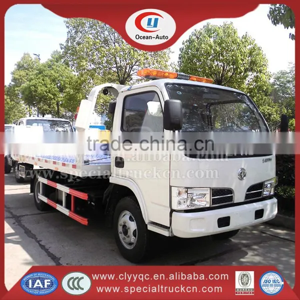Dongfeng Dlk 4ton Pulling Weight Road Wrecker Truck for Sale photo-2