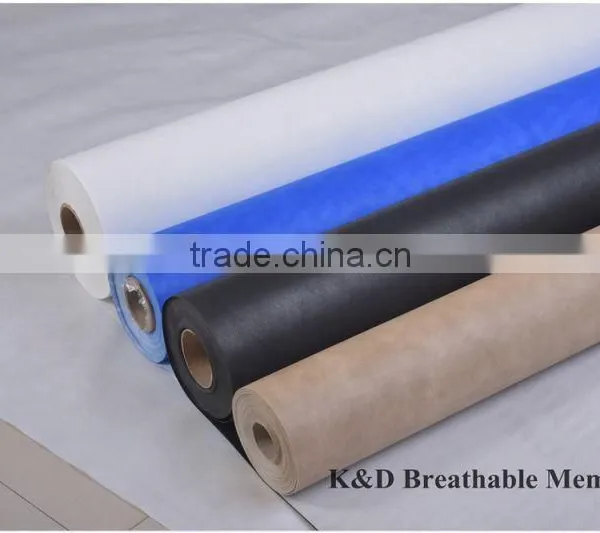 Watertight Waterproofing Membrane Waterproof and Breathable Membrane Woven Polypropylene Roofing Felt photo-2