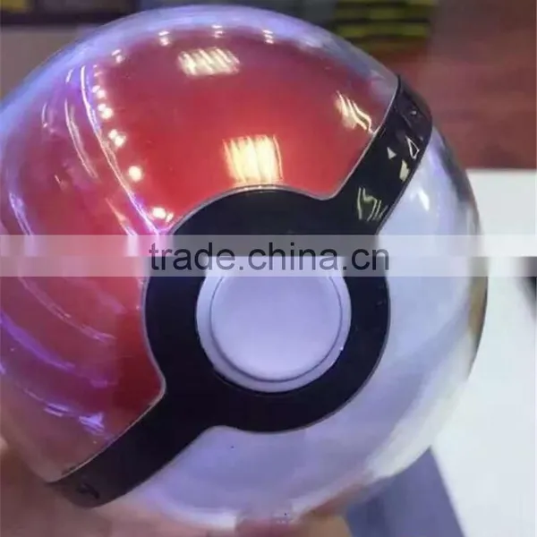 New 8000mAh Pokemon Power Charger With Projector Red and White Pokemon Go Power Bank Pokeball Power Bank With Projector photo-2