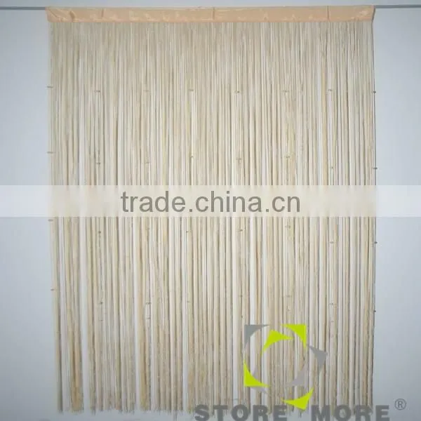 Yellow Decorative String Window Curtains for Sliding Window photo-2