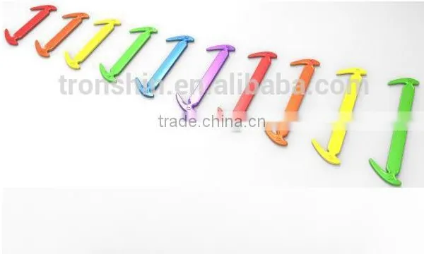 Whoelsale Eco-friendly Flat Elastic Colorful Silicone no Tie Shoelaces photo-5