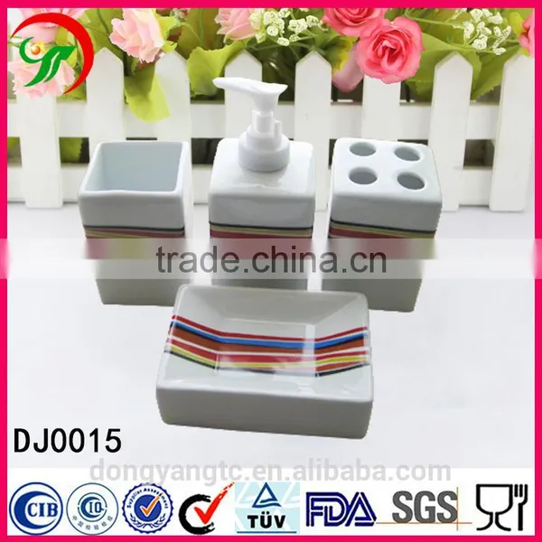 Factory Wholesale Hotel Porcelain Bathroom Accessories, Ceramic Bath Accessories photo-4