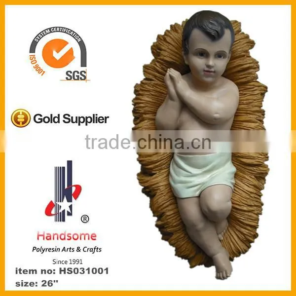 8 Inch Catholic Religious Polyresin Baby Jesus Figurine photo-4