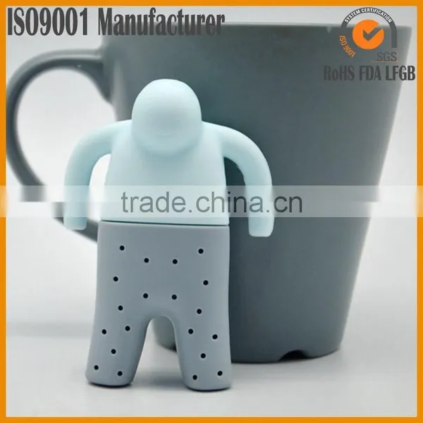 Top Quality Loose Tea Leaf Strainer Herbal Spice Filter Diffuser Tea Steeper Silicone Tea Bag Squirrel Silicone Tea Infuser photo-3