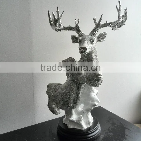 Polyresin Reindeer Sculpture Home Decoration photo-2
