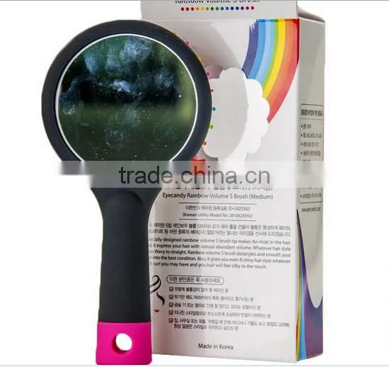 Plastic Rainbow Comb With a Mirror Hot Selling in Europe photo-2