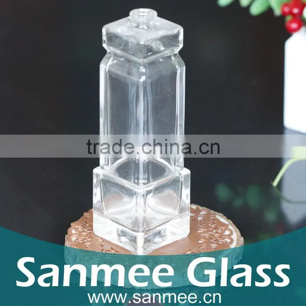 Supplies Unique Shaped Glass Bottles 100ml Transparent Glass Bottle For Perfume photo-2