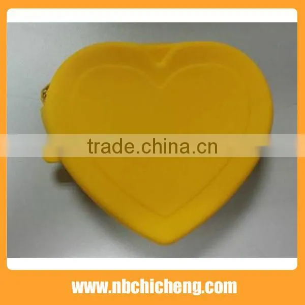 Promotional Gifts Heart Shape Coin Bag Silicone Mini Purse Silicone Coin Purse photo-2