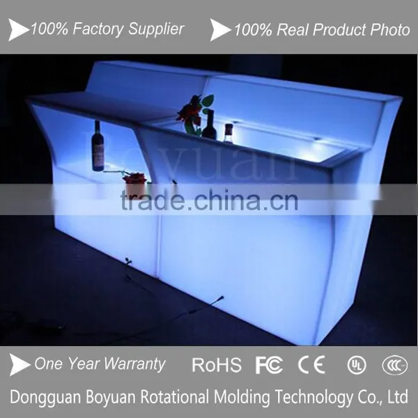 Rotational Molding Plastic LED Bar Reception Counter, Led Bar Desk photo-4