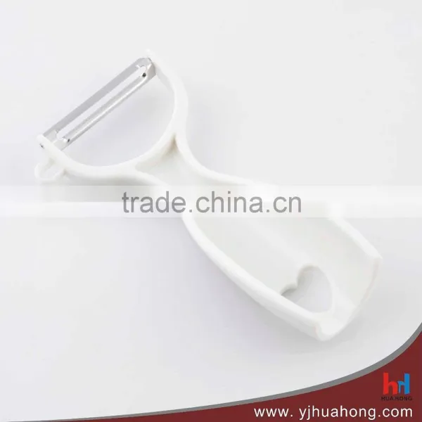 Hot Sales Colorful Innovative Design ABS Handle Stainless Steel Vegetable Peeler (HPL-56) photo-2