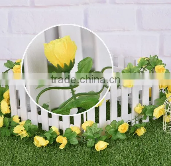 Artificial Hanging Vine Plant Silk Leaf Garland photo-5