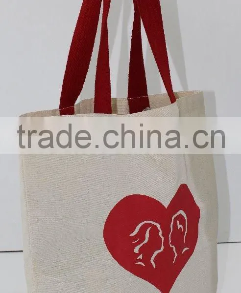 Natural Cotton Canvas Tote Bag/Grocery Shopping Totes/Reusable Shopping Bag photo-5