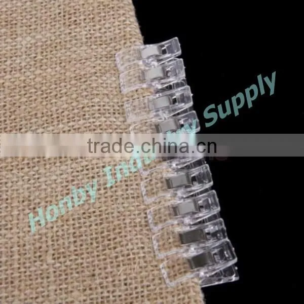 Sewing Patchwork DIY Craft 27mm Clear Plastic Wonder Quilting Clamp photo-5