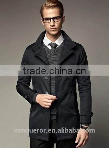 Wool High Quality Winter Warm Men Coat Made to Measure Overcoat. BCL018 photo-3