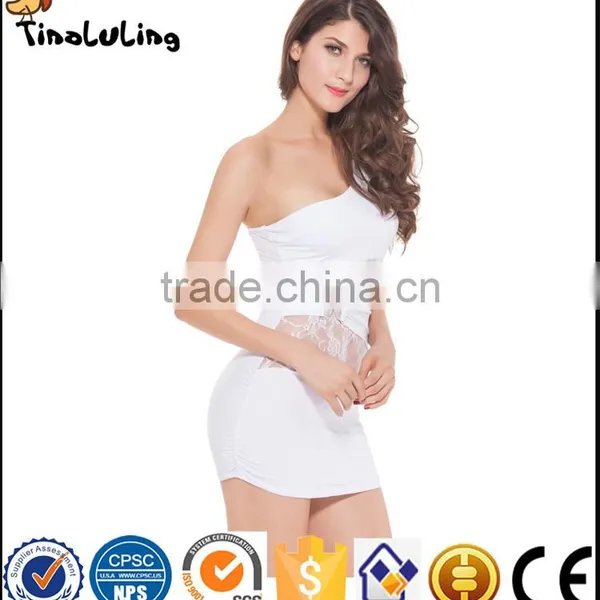Sexy White Sleepwear Lace Mature Sleepwear With G String Panty Women Sexy Lingerie photo-4