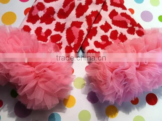 Factory Wholesale Baby Products Red Knit Baby Leg Warmers With Bow Easter Baby Products photo-2