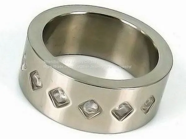 Fashion Jewelry Diamond Ring With Crystal For Young Women / Men photo-4