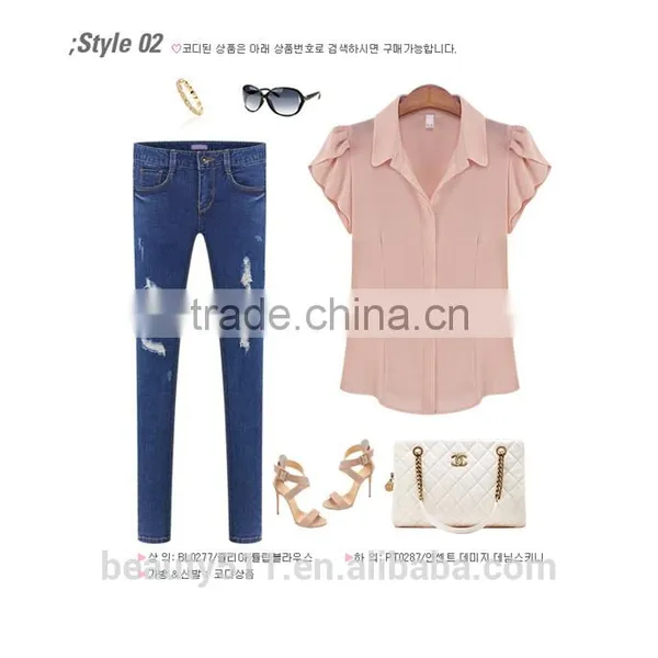 The Sleeveless Sleeveless Sleeveless Chiffon Shirt Women Shirt SD95 photo-3