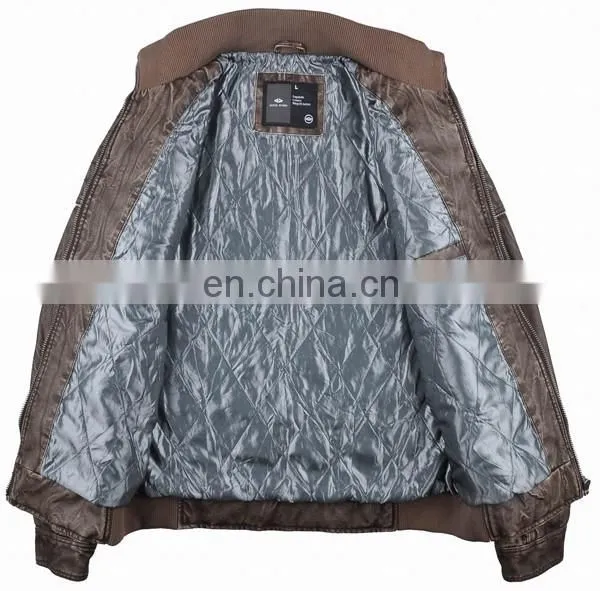 2015 New Model Designer Crocodile Leather Jacket photo-3